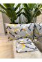 Patterned Double 100% Cotton Non-Elastic Bed Sheet And Pillowcase Set - 3