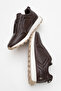 Men's Thick Sole Comfort Casual Shoes Real Leather Cr 2570 Brown - 6