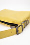 Capella Women's Baguette Bag Real Leather Lemon Yellow - 5