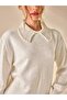 Women's Pearl Cut Polo Neck Knitwear Sweater - 2