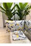 Patterned Double 100% Cotton Non-Elastic Bed Sheet And Pillowcase Set - 4