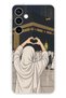 Samsung Galaxy S23 Fe Compatible Kaaba Love Transparent Silicone Case