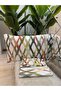 Patterned Single 100% Cotton Elasticless Sheet and Pillowcase Set