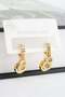 Women's 316L Steel Tarnish Baguette Zircon Stone Shakira Model Earring Set
