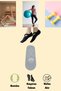 Bamboo Women Anti-Slip Sole Silicone Printing Pilates Yoga Fitness Ballet Dance Ballet Socks 1 Pair