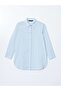 Lcw Modest Blue Regular Fit Women's Shirt Tunic - 5
