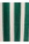 Green White Balcony Curtain, Arched Curtain, Balcony Curtain with Cornice Buttons and Bird's Eye Holes - 4