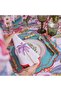 Purple Palm Food Napkin - 2