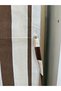 Brown Balcony Curtain, Arched Curtain, Balcony Curtain with Cornice Buttons and Bird's Eye Holes - 2