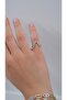 Full Zircon Stone V Design Adjustable Knight Ring - 2