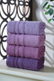 Lera 4-Piece 50x90 Towel Set Hand and Face Towel 100% Cotton