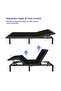 FLEXISPOT ME S5Q Queen Electric Adjustable Bed Frame with Dual Motor, Remote, Zero Clearance - 3