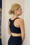 Women's Sports Swimmer Back Crop Top Bustier - 4