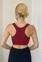 Women's Sports Swimmer Back Crop Top Bustier - 4