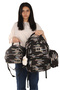Rlx-1430 Set of 3 Children's Middle School-Primary School Bag Backpack with Pen Holder and Lunch Bag Black - 2