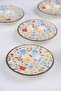 Plate House Porcelain Fiori Tea Plate Set 12cm 6 Pieces Bns6Ctprs1217 - 5