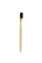 100% Natural Bamboo Toothbrush_Black Color_Medium Hard_ Medium_Single - 2