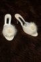 Women's Clothing Feather & Pearl Detailed Dowry - Gift Heeled House Slippers Ll.Gc125.001 - 2