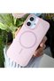iPhone 16 Compatible Glitter Magsafe Featured Colorful Silicone Case - 5
