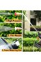 48V Cordless High Pressure Washer with 2 Batteries, Portable Electric Power Washer for Car, Bike - 4
