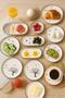 Juniper Tree 14 Piece Ceramic Breakfast Set 6-Person Breakfast Set Luxury Ceramic
