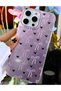 iPhone 16 Promax Compatible Shine Bow Color Transition Glossy Silicone Protected Case - 3