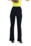 Sammu Women's Black Lycra High Waist Spanish Leg Jeans - 4