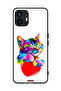 Nothing Phone (2) 5G Protective Case Cover Colourful Kitten