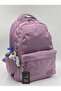 Plain Satin Fabric Backpack Waterproof School Backpack Tiny 34100