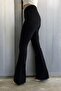 Gillian Spanish Leg Colorfast Black Stretchy High Waist Denim Pants - 2