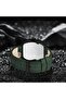 ساعة كرونوغراف عصرية للرجال بتصميم فريد لعلبتها المربعة وحزامها الجلدي المتين المضيء - 4