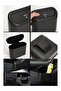 Car Trash Can Portable Car Interior Portable Lid Organizer Trash Can Push Lid Bucket (BLACK) - 4