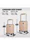 ML02 Wide Handle Cabin Luggage | Lightweight Cabin Trolley Bag | Durable Travel Gear - 7