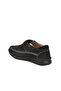 Black Suede Genuine Leather Men's Velcro Casual Shoes 2623 m - 4
