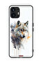 Nothing Phone (2) 5G Protective Case Cover Wolf Abstract Art