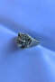 Special Design Masculine Adjustable Men's Ring with Wolf Figure - 5