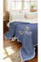 100% Cotton Muslin Single Quilts Indigo Blue - 5