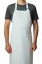 Adjustable Length Pocketless White Kitchen Restaurant Chef Apron
