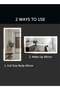 مرآة مستطيلة LED مقاس 80×60 سم مع تحكم باللمس، إضاءة أمامية وخلفية، للحمام والمكياج - 5