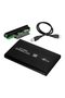 علبة ألومنيوم خارجية 2.5 بوصة USB 2.0 HDD SSD Sata قرص صلب صندوق القرص الصلب وكابل