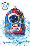 Primary School Orthopedic Waterproof 3 Compartment Primary School Boy's Backpack with Water Bottle - 4