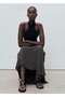 Asymmetrical Long Skirt - 6