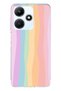 Infinix Hot 30I Compatible Rainbow Colorful Transparent Silicone Case