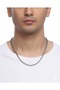 Steel Tight Knitted Chain Model Silver Color Men's Necklace(1395)