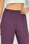 Women's Elastic Waist Ayrobin Tracksuit Pants Plum - 9