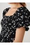 Lcwaikiki Classic Floral Gathered Women's Dress (S5) - 3