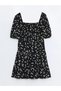 Lcwaikiki Classic Floral Gathered Women's Dress (S5) - 5