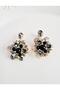 Evening Dress Crystal Flower Earrings 5 cm - 3