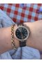 Jg.Polo Club Smoked Color Stone Steel Wire Braided Watches Color Changing Women's Watch