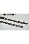 مجموعة شعار Benz V6 Kompressor Mudguard الجانب الأسود مكونة من قطعتين - 4